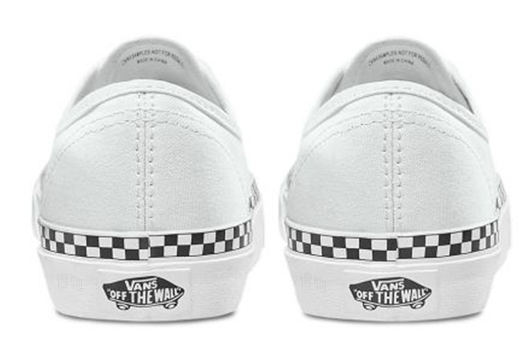Кеды Vans Authentic (бело-черный) — фото 4