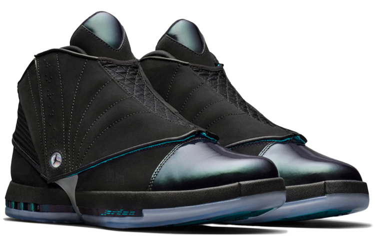 Мужские кроссовки Jordan Air Jordan 16 Retro CEO (черно-зеленые) — фото 3