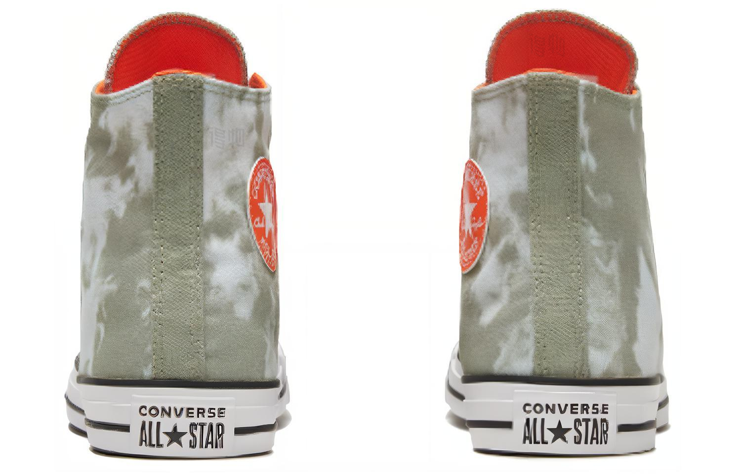 Кеды Converse Chuck Taylor All Star (серые) — 扎染 — фото 4