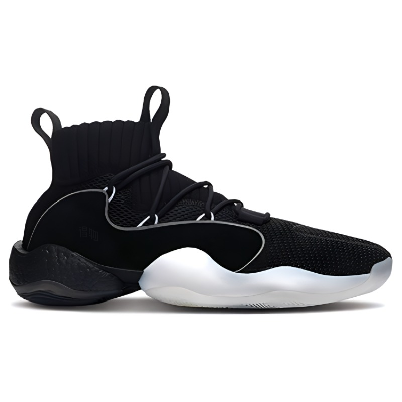 Мужские кроссовки adidas originals Crazy BYW X (черно-белые) — Чёрный / белый — фото 2