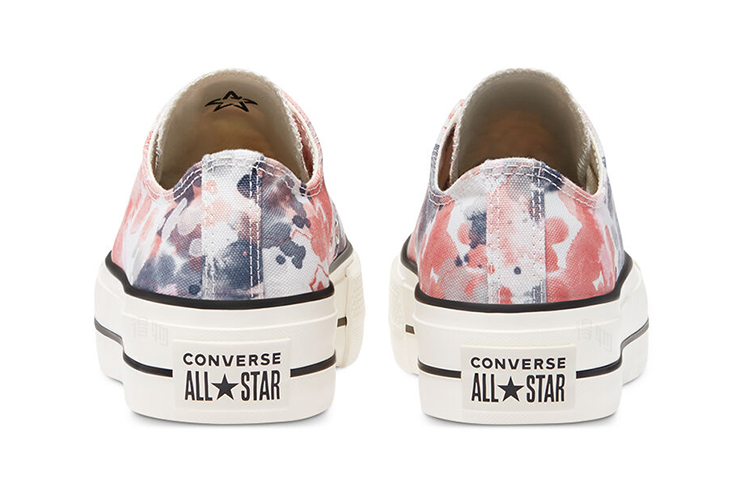 Женские кеды Converse Chuck Taylor All Star Low Top (розово-черные) — 粉/墨黑 — фото 3