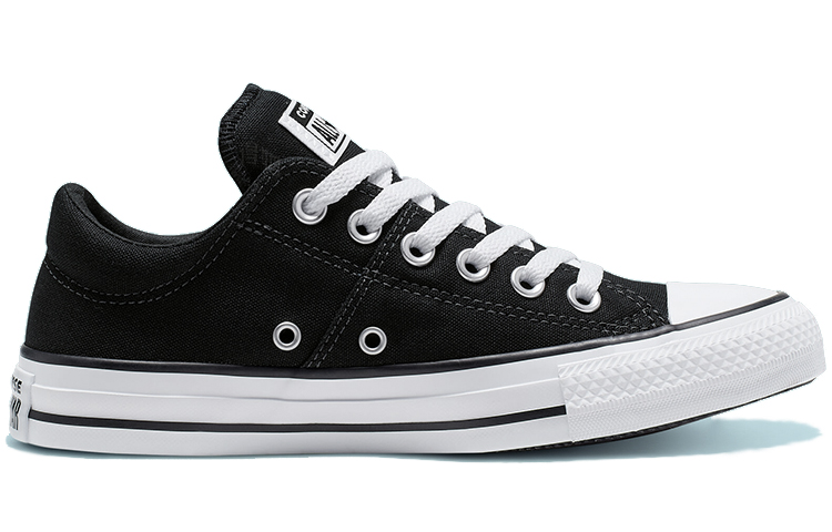 Женские кеды Converse Chuck Taylor All Star Madison Low Top (черно-белые) — фото 2