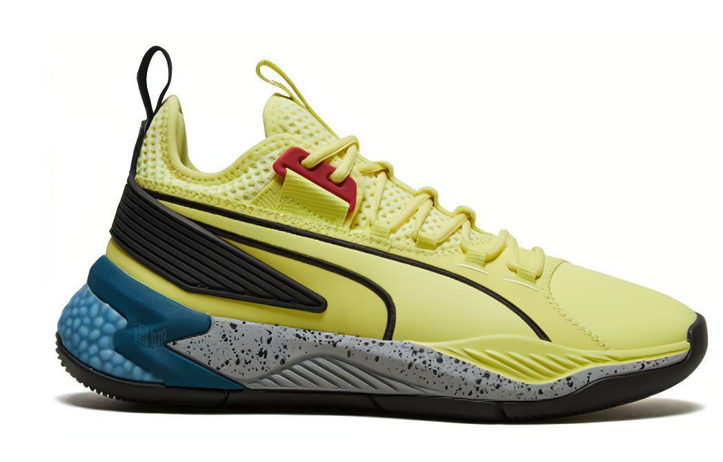 Мужские кроссовки PUMA Uproar Hybrid Court Thunder (желтые) — фото 2