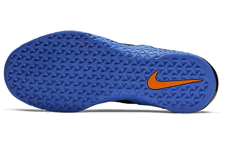 Низкие кроссовки Nike Metcon Flyknit 3 (черно-синие) — фото 5