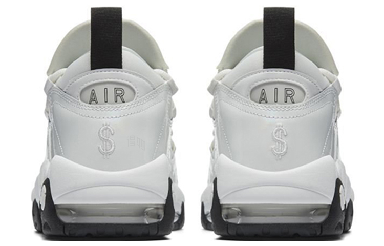 Женские кроссовки Nike Air More Money All-Star 2018 White (W) (белый / черный) — Белый / чёрный — фото 4