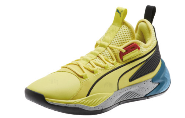 Мужские кроссовки PUMA Uproar Hybrid Court Thunder (желтые) — фото 3