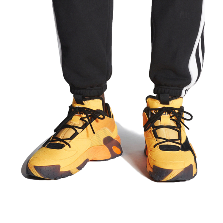 Мужские кроссовки adidas Streetball Flash Orange (оранжевые) — фото 6