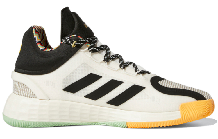 Мужские кроссовки adidas D Rose 11 (розово-белые) — фото 2