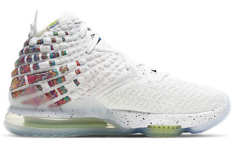 Мужские кроссовки Nike Lebron 17 EP "Air Command Force" (белые) — Белый — фото 2