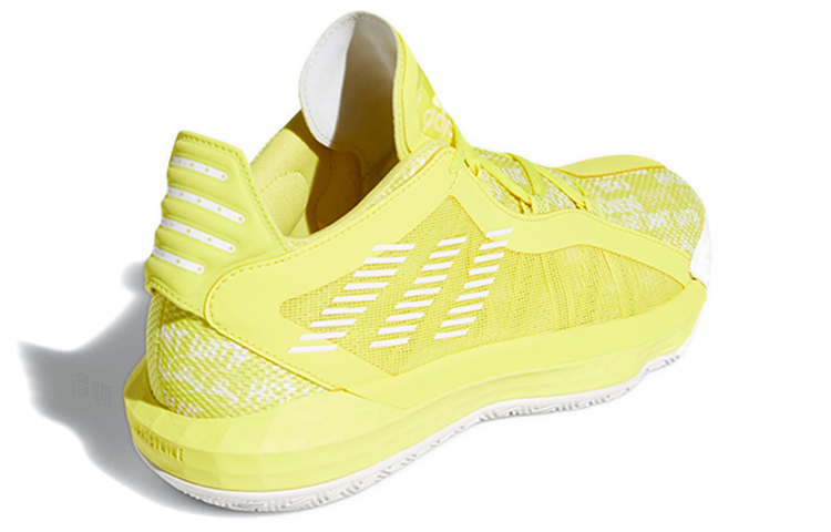 Мужские кроссовки adidas D lillard 6 GCA (желтые) — фото 4