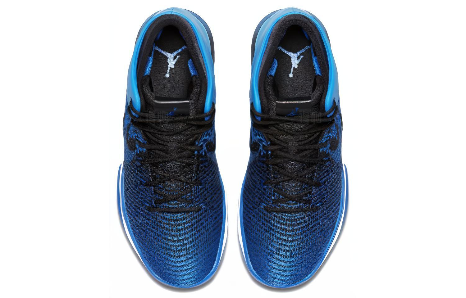 Мужские высокие баскетбольные кроссовки Jordan Air Jordan 31 OG Royal (сине-черные) — 黑/宝蓝/白 — фото 4