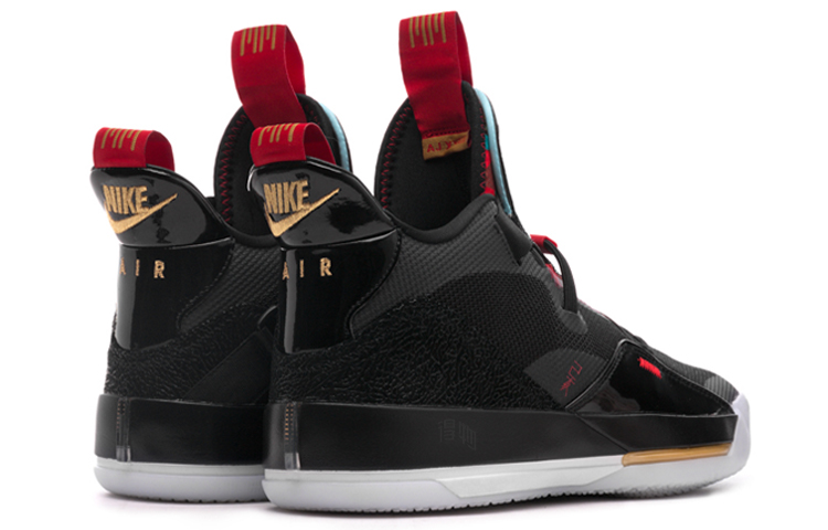 Мужские кроссовки Jordan Jordan Air Jordan 33 Chinese New Year CNY OG (черные) — фото 3
