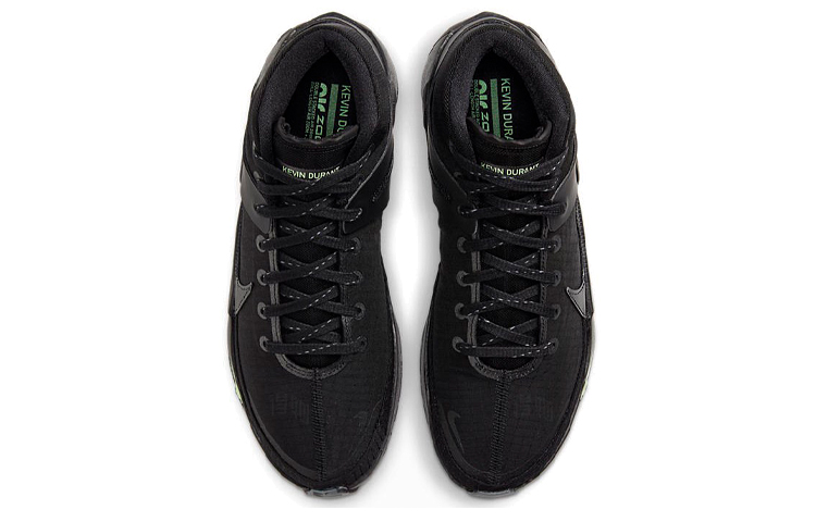 Мужские кроссовки Nike KD 13 EP (черно-зеленые) — Чёрный / зелёный — фото 4