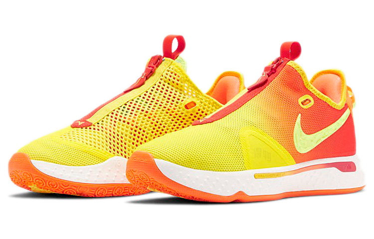 Кроссовки Nike PG 4 (желто-красные) — фото 3