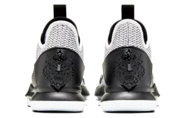 Баскетбольные кроссовки Nike Witness 4 LeBron EP (черно-белые) — Чёрныйбелый — фото 5
