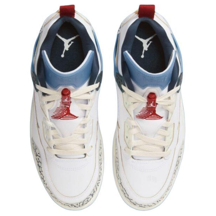 Мужские кроссовки Jordan Spizike LOW (белые) — Белый — фото 4