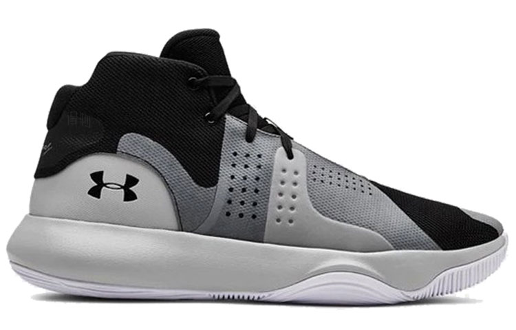 Мужские кроссовки Under Armour Under Armour (черно-серебряные) — фото 2