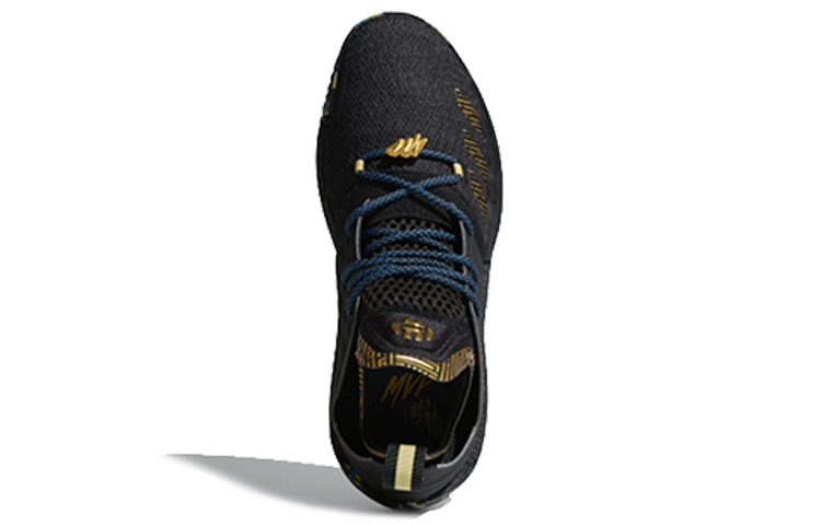 Мужские кроссовки adidas Harden Vol.2 MVP 2 2018 (черные) — 黑/金属/影迹皇家蓝 — фото 5