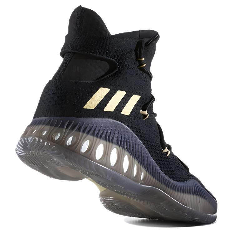 Мужские кроссовки adidas Crazy Explosive Primeknit (черные) — фото 4