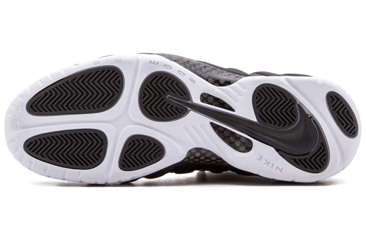 Кроссовки Nike Foamposite One. doom Air Zoom 2016 (черно-белые) — Чёрный / белый — фото 6