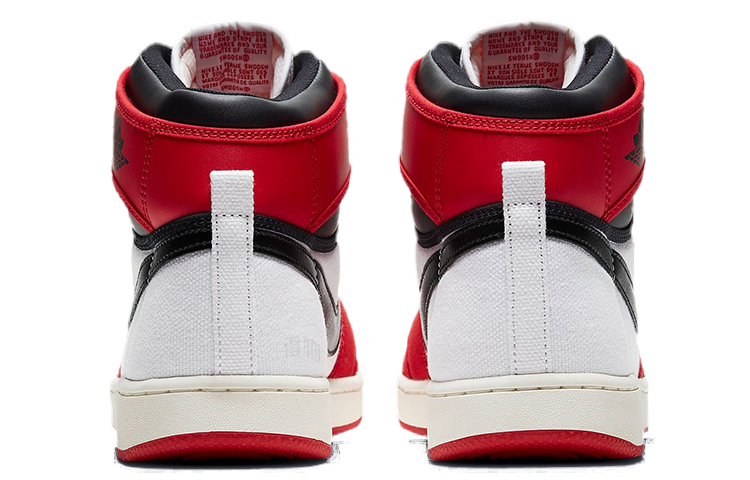 Мужские кроссовки Jordan Air Jordan 1 ko "chicago" 2021 (белый / черный / красный) — Белый / чёрный / красный — фото 5