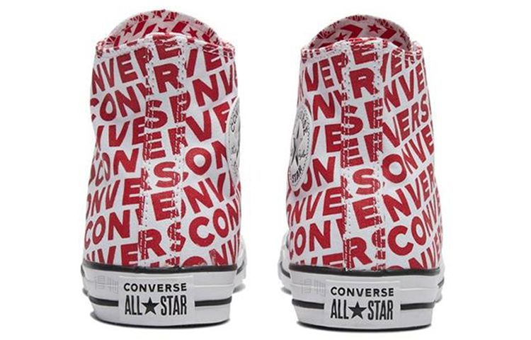 Кеды Converse Chuck Taylor All Star (бело-красный) — фото 5