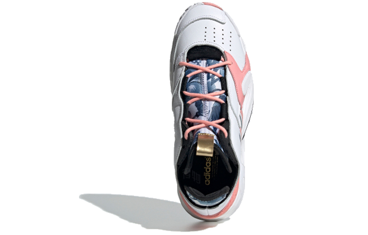 Женские кроссовки adidas originals Streetball Cny (бело-розовые) — фото 4