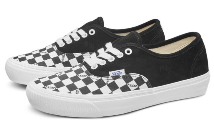Кеды Vans Authentic (черно-белые в клетку) — фото 2