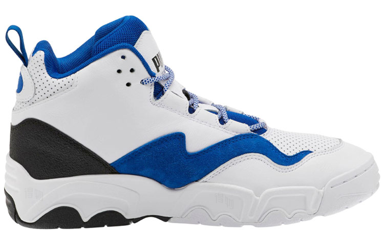 Мужские кроссовки PUMA Source Mid Retro 2 (бело-синие) — фото 2