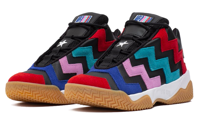 Женские кроссовки Converse VLTG Basketball (разноцветные) — фото 3