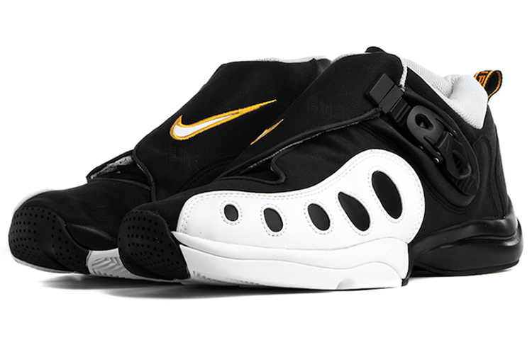 Мужские кроссовки Nike Air Zoom GP (черно-золотые) — фото 3