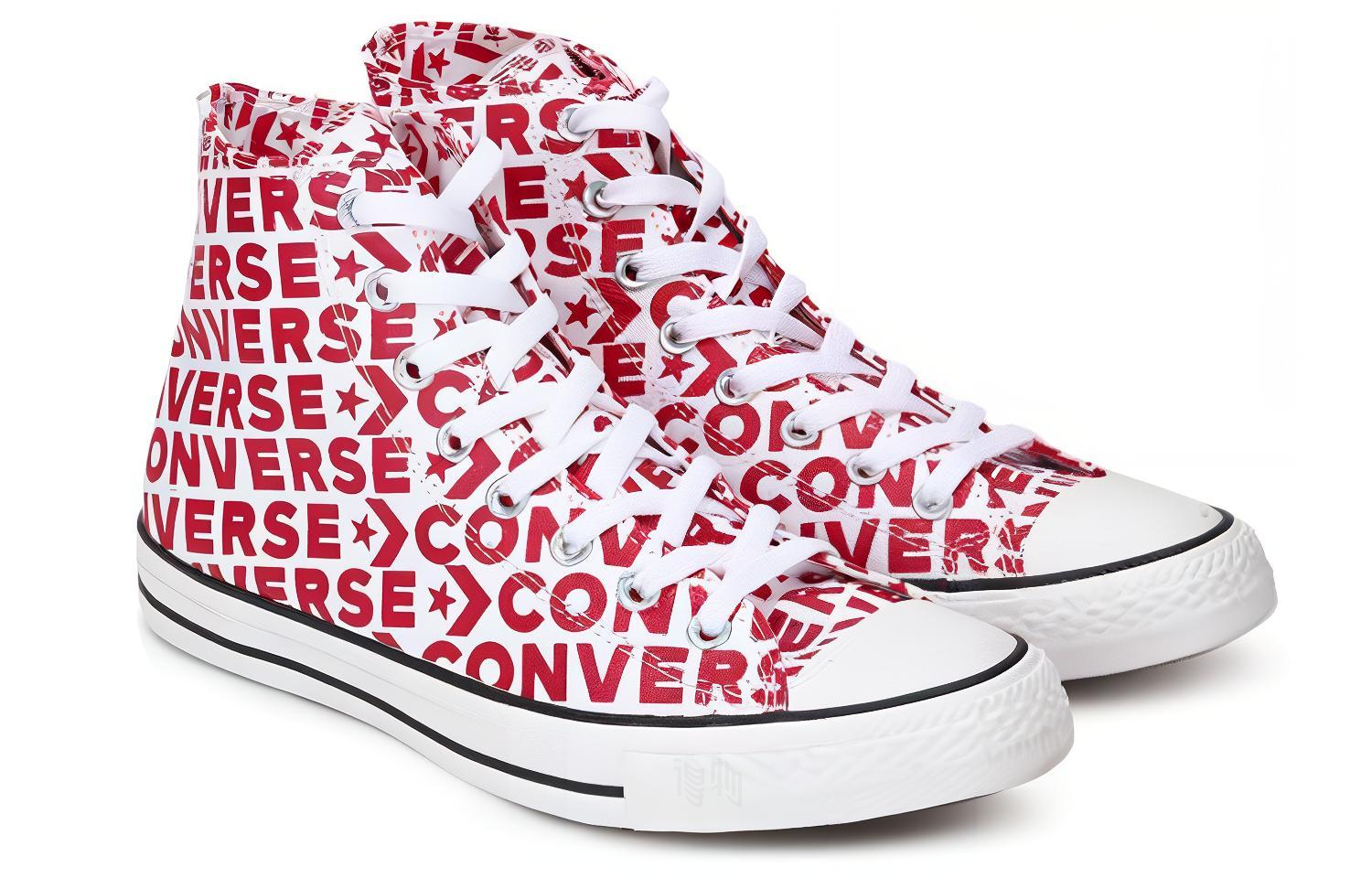 Кеды Converse Chuck Taylor All Star (бело-красный) — фото 3