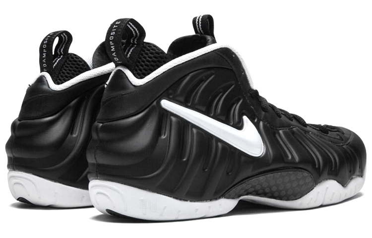 Кроссовки Nike Foamposite One. doom Air Zoom 2016 (черно-белые) — Чёрный / белый — фото 4