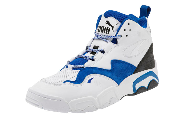 Мужские кроссовки PUMA Source Mid Retro 2 (бело-синие) — фото 3