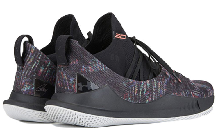 Мужские кроссовки Under Armour Under Armour CURRY 5 (черно-цветной) — 黑/彩虹配色 — фото 4