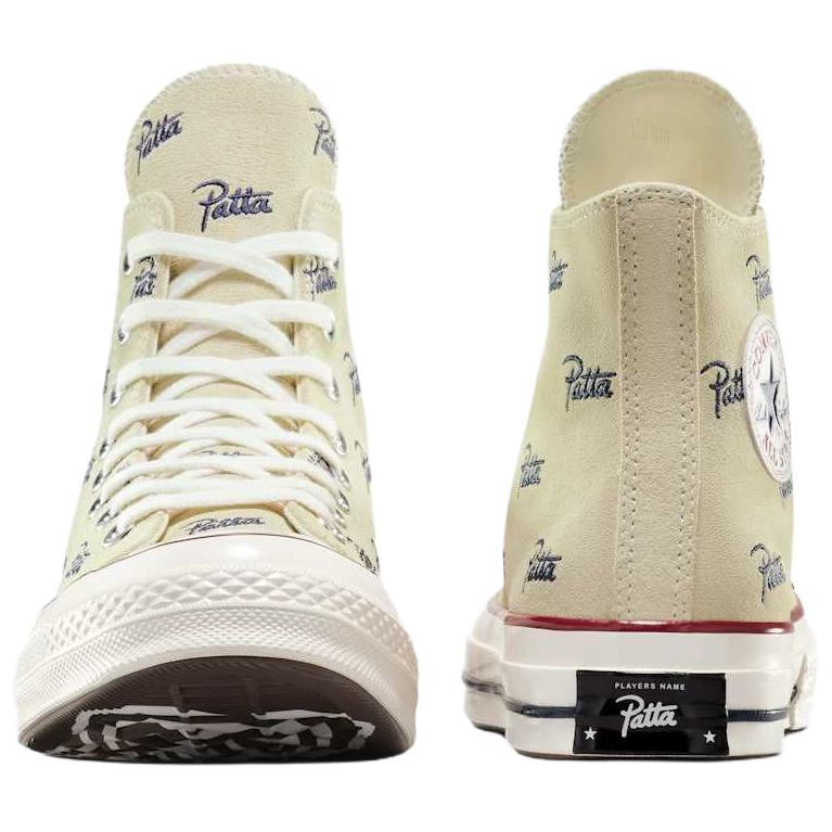 Высокие кеды Patta Converse Chuck 70 (бежевые) — фото 6