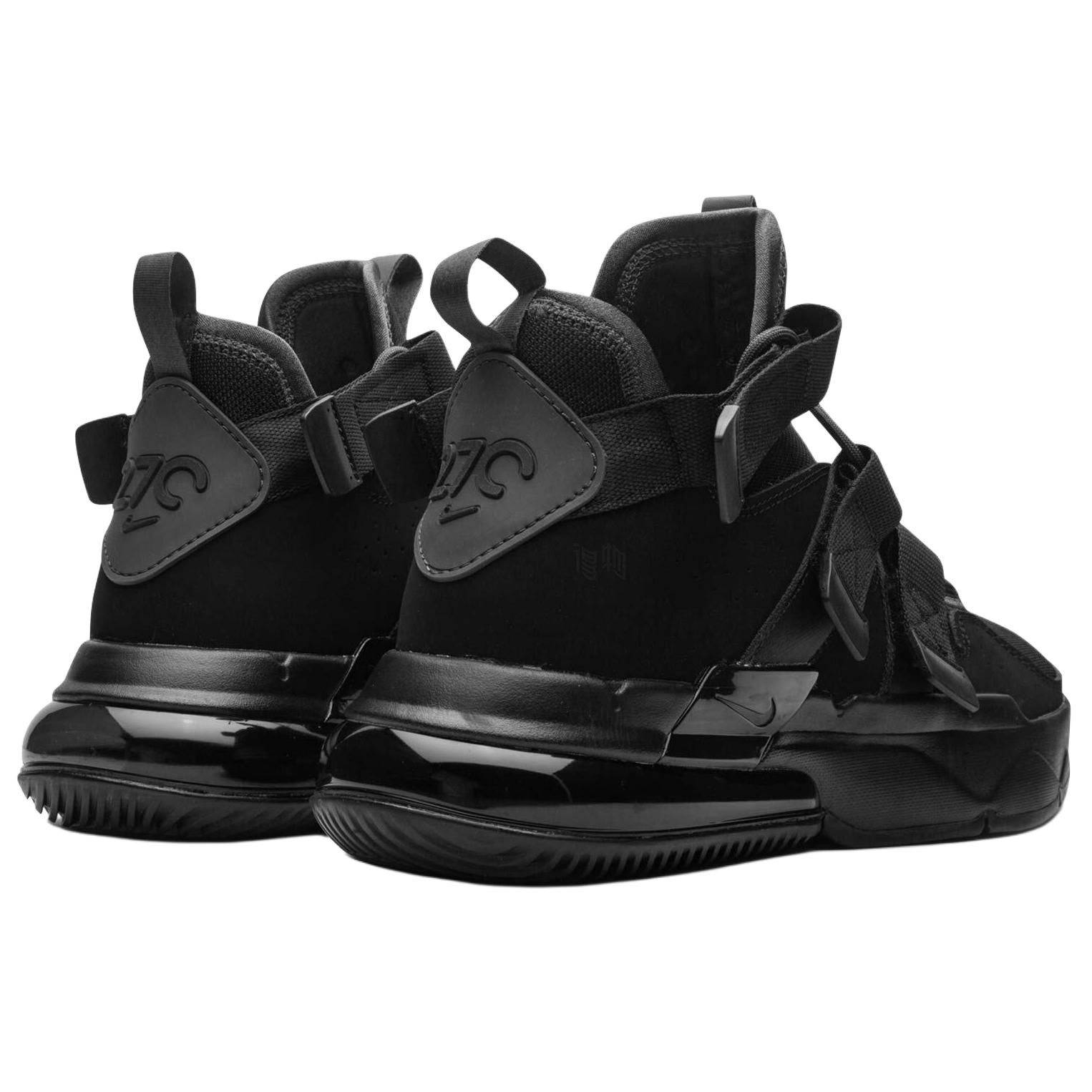 Мужские кроссовки Nike Air Edge 270 Triple Black (черные) — фото 4
