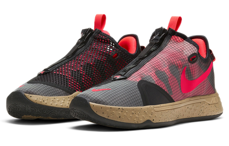 Мужские кроссовки Nike PG 4 PCG EP (черно-розовый) — фото 3