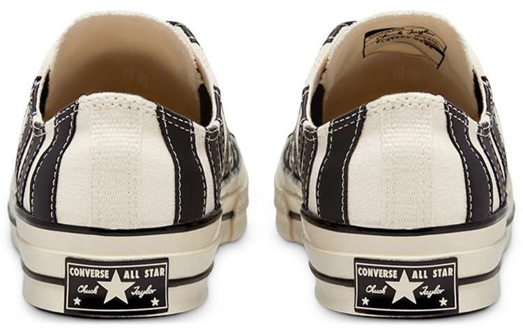 Кеды Converse Chuck 70 1970s (черно-белые) — 黑白斑马条纹 — фото 5