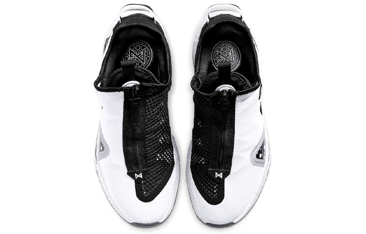 Кроссовки Nike PG 4 Oreo (черныйбелый) — Чёрныйбелый — фото 4