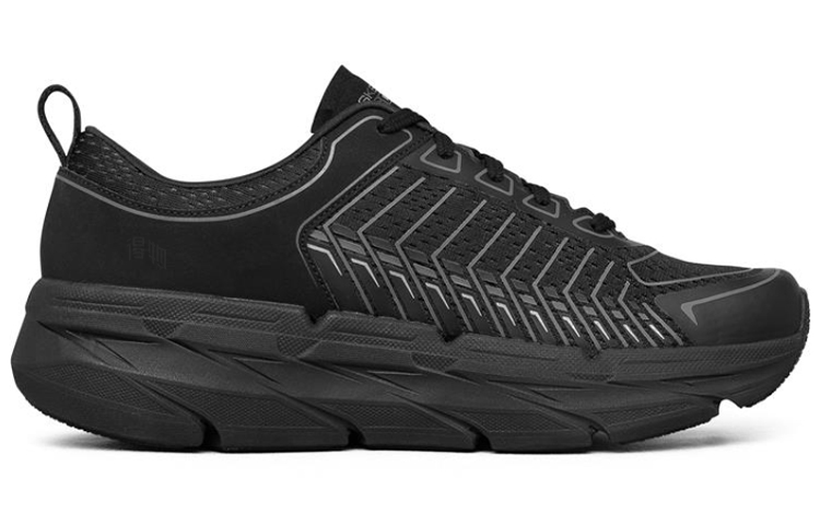 Мужские кроссовки Skechers Max Cushioning Premier (черно-серые) — Чёрныйсерый — фото 2