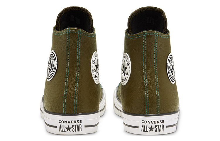 Кеды Converse Chuck Taylor All Star (зелено-белые) — Зелёный / белый — фото 4