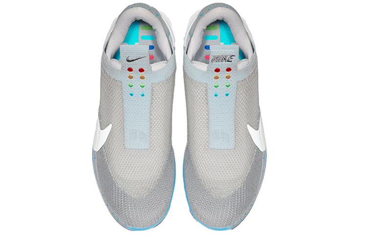 Мужские кроссовки Nike Adapt BB Mag (серые) — фото 3