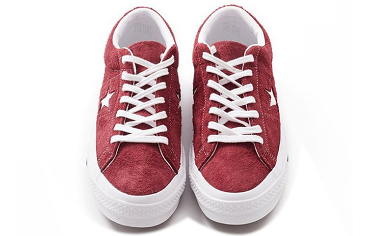 Кеды Converse One Star ox (бордовые) — фото 3