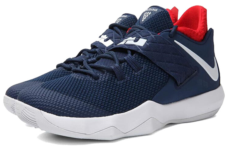 Мужские кроссовки Nike Ambassador 10 Navy White Rniversity Red 10 (сине-бело-красные) — фото 2
