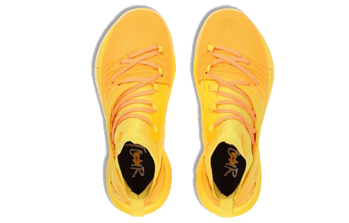 Мужские кроссовки Under Armour Under Armour CURRY 5 Yellow Orange 5 (желтые) — Жёлтый — фото 4