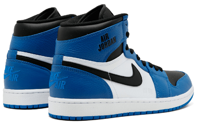 Мужские кроссовки Jordan Air Jordan 1 Retro High Rare Air Soar (сине-белые) — фото 4