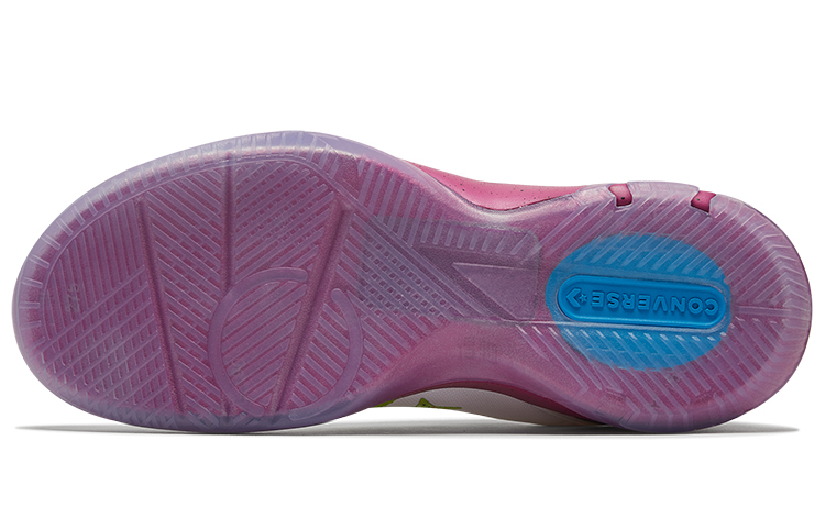 Кеды Converse G4 Air Zoom (бело-фиолетовые) — Белый / фиолетовый — фото 6