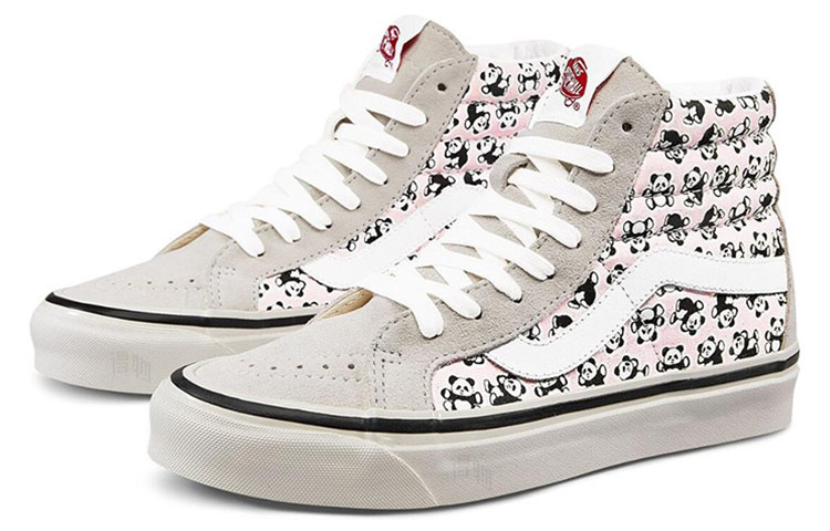 Женские кеды Vans SK8-HI 38 Dx (розовые) — фото 2