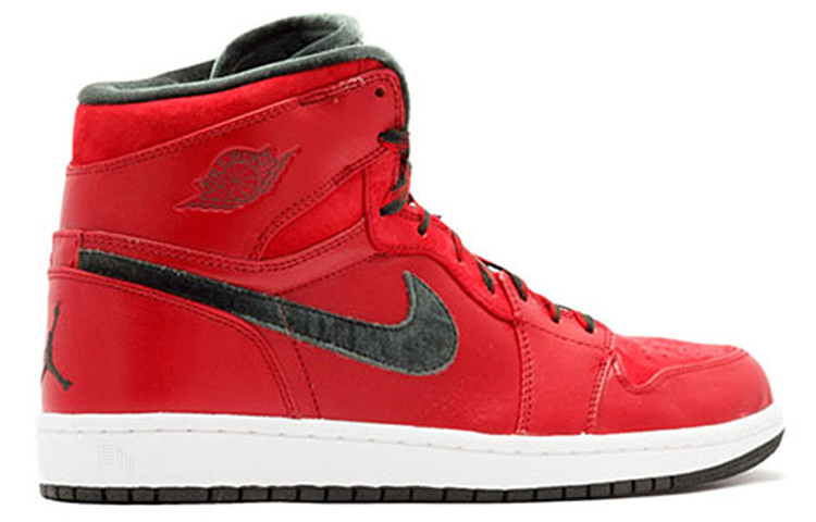Мужские кроссовки Jordan Air Jordan 1 Retro Premier Gucci (красные) — фото 4